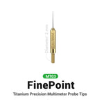 Puntale di precisione in titanio 2UUL MT03 FinePoint per multimetro