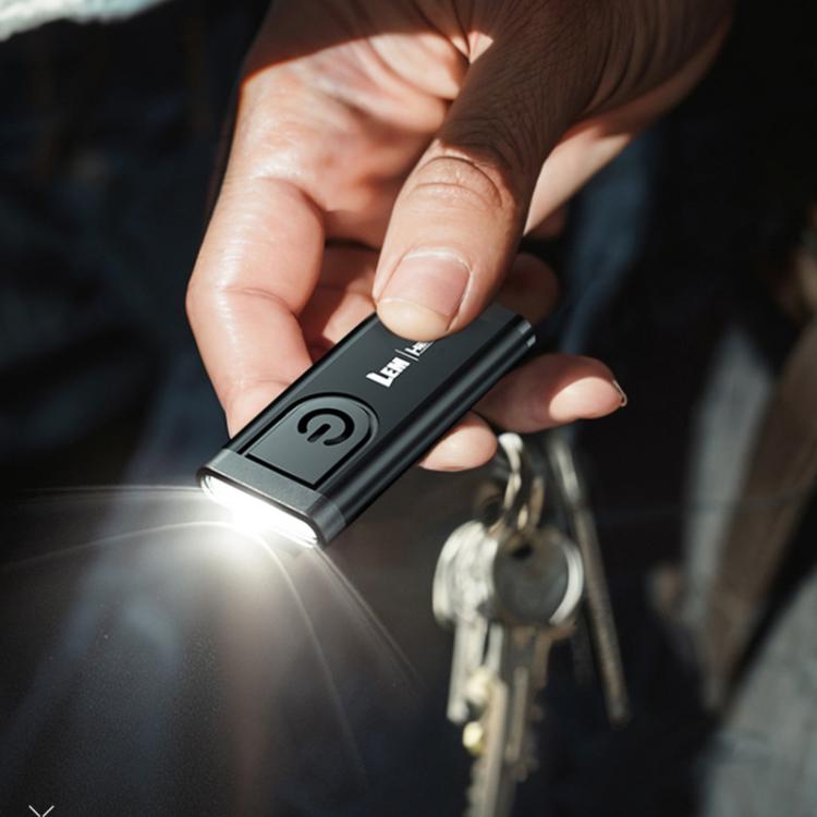 Torcia portatile da portachiavi LEM T5 con allarme sonoro e luminoso