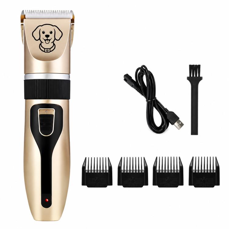 Tosatrice elettrica per animali, tagliapeli elettrico professionale, Regular Gold, Standard Black, Standard Gold, Standard Silver, 4 PCS/Set+Standard Black, 4 PCS/Set+Standard Gold, 4 PCS/Set+Standard Silver, Standard Black+Dematting Comb              ...