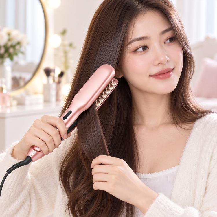 Spazzola lisciante riscaldata portatile per lo styling dei capelli
