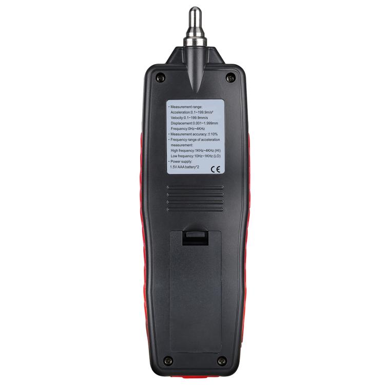 Vibrometro portatile Wintact WT63C con display digitale LCD a colori, WT63C