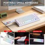 Tastiera da gaming a membrana cablata HXSJ V68 RGB