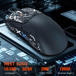 Mouse da gaming leggero HXSJ T700 con modalità 2.4G + BT5.3 + cablata