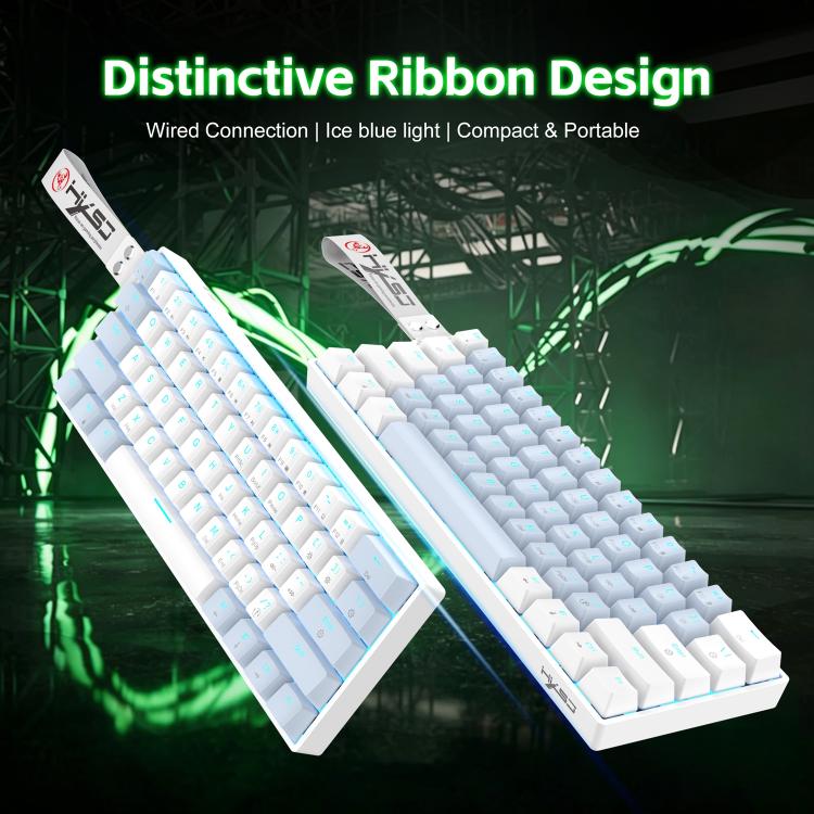 HXSJ K61 61-Key Wired Mechanical Keyboard