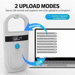 Handheld RFID Animal Tag Reader 134.2KHz Pet Microchip Scanner