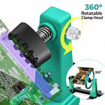 JCD Adjustable Rotating Soldering Fixture Station Circuit Board PCB Phone Motherboard Repair Holder, CBH01-G Clamp Force 0.61kg, CBH02-G Clamp Force 0.67kg, CBH03-BL Clamp Force 0.81kg