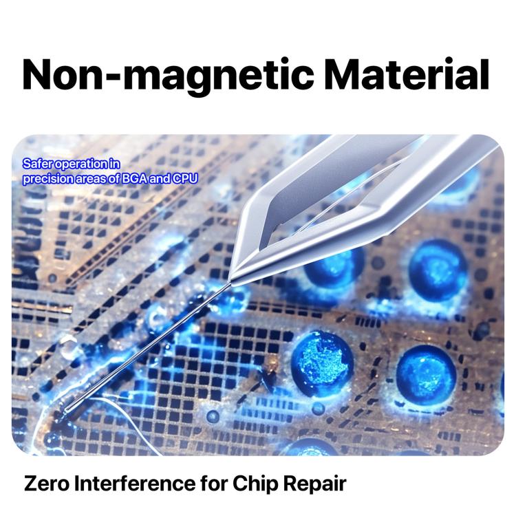 MECHANIC KF-16 Non-magnetic Anti-sticking V-shaped Special Tweezers
