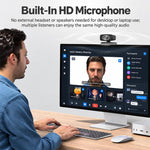 Yesido KM34 1080P 2.0MP Computer USB Webcam, KM34