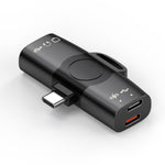 Type-C to PD 60W Type-C, USB 2.0, USB 3.0 Screen Mirroring Adapter