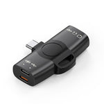 Type-C to PD 60W Type-C, USB 2.0, USB 3.0 Screen Mirroring Adapter
