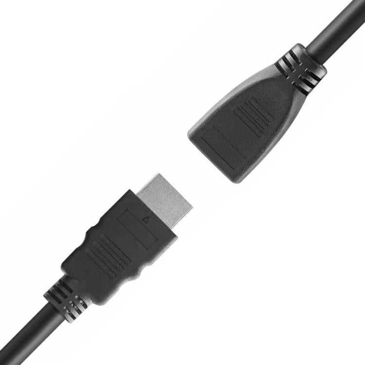 HDMI Male to Female Extension Cable Computer TV HD Video Data Cable, 0.2m