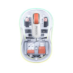 Yesido KB71 RGB Ambient Light Tri-Mode Transparent Wireless Mouse