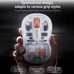 Yesido KB71 RGB Ambient Light Tri-Mode Transparent Wireless Mouse