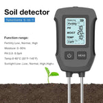 Tester per terreno 5 in 1 con display digitale e doppia sonda - immagine 3