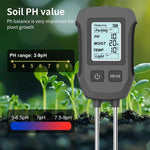 Tester per terreno 5 in 1 con display digitale e doppia sonda - immagine 7