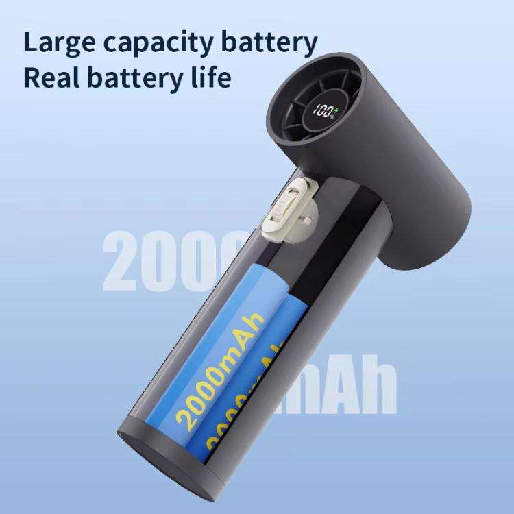 Ventilatore portatile DQ255 80.000 RPM con batteria da 2000 mAh - immagine 5