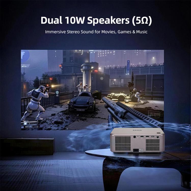 Proiettore LED AUN U002 Pro Full HD con Android 13 e messa a fuoco automatica - immagine 15
