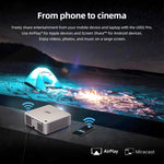Proiettore LED AUN U002 Pro Full HD con Android 13 e messa a fuoco automatica - immagine 17