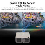Proiettore LED AUN U002 Pro Full HD con Android 13 e messa a fuoco automatica - immagine 18
