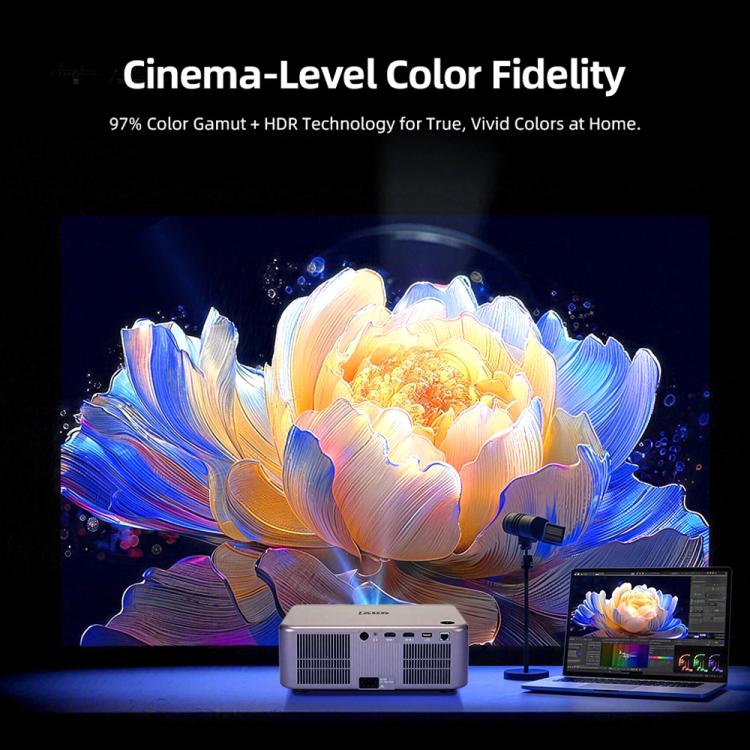 Proiettore LED AUN U002 Pro Full HD con Android 13 e messa a fuoco automatica - immagine 7