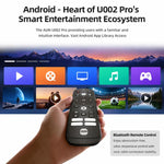 Proiettore LED AUN U002 Pro Full HD con Android 13 e messa a fuoco automatica - immagine 9