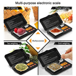 Mini bilancia elettronica portatile precisione 200g 0,01g