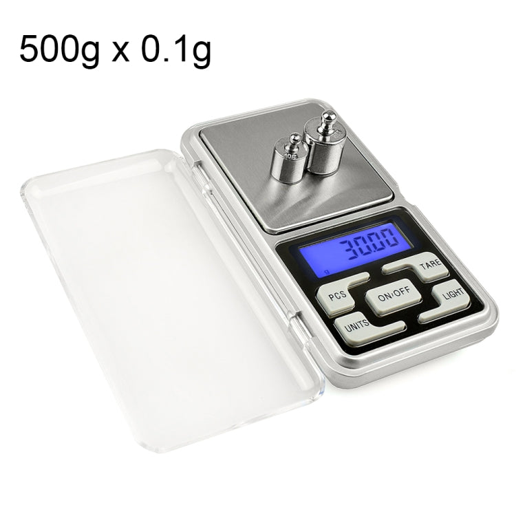 Mini bilancia digitale portatile 500g precisione 0,1g