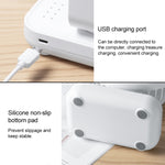 Ventola da tavolo portatile 4 velocità ricaricabile USB 4W