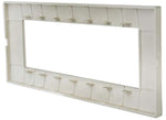Placca in tecnopolimero 7 posti color sabbia compatibile Vimar Plana 6970597464513 6007-11 EL003