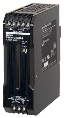 Alimentatore switching per guida DIN 24V 15W 650mA Omron Industrial  S8VK-G01524Alimentatore switching per guida DIN 24V 15W 650mA Omron Industrial  S8VK-G01524