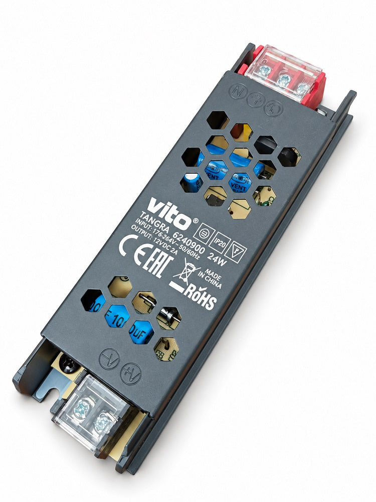 Trasformatore Slim 24W 12V DC 2A IP20 6240900 6977231350935 EL042