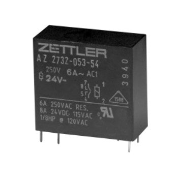 Relè elettromeccanico DPDT ZETTLER AZ732-320-52 60VDC