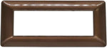 Placca 7 posti in tecnopolimero color bronzo compatibile Matix