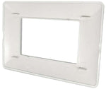 Placca in tecnopolimero 4P argento compatibile Matix 6970311027376 8004-05 4P Argento/Mtx  Bticino Matix EL1382