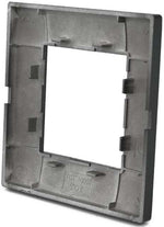 Placca in tecnopolimero 2 posti color nero compatibile Vimar Plana 6970597463028 6002-2 EL1334