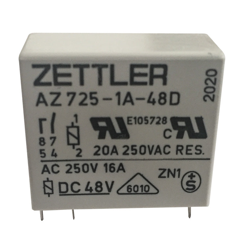 Relè elettrico SPST Zettler AZ725-1A-48D 48 V