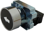 Pulsante da pannello 10A 600V nero