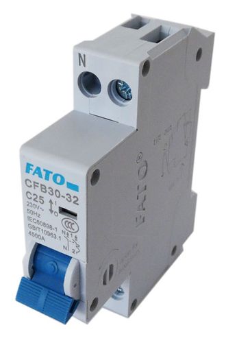 Interruttore magnetotermico 1P+N C25 25A 230V