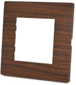 Placca in tecnopolimero 2 posti color ciliegio compatibile Vimar Plana 6970597463035 6002-3 EL1561
