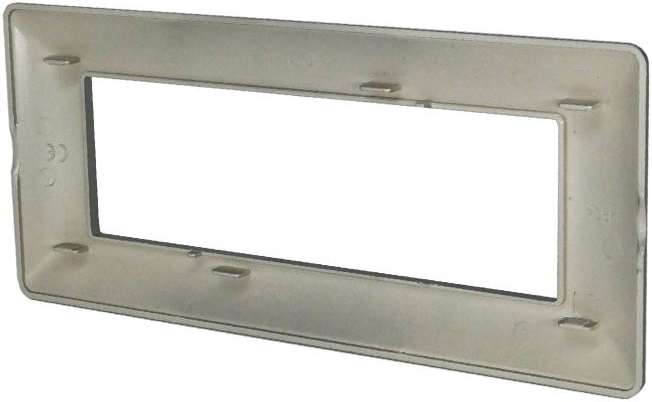 Placca 7 posti nero lucido compatibile Matix 6970311027543 8007-02 7P EL1592
