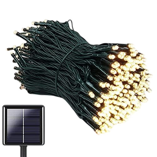 Luci a LED natalizie con pannello solare 300LED luce calda 2700K 30M 1.2V IP44 6977231352755 5620581 EL1723