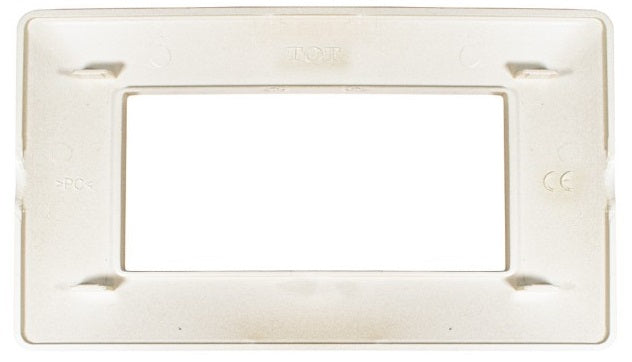 Placca in tecnopolimero 4P color sabbia compatibile Matix 6970311027383 T3 M8004-06 EL1756