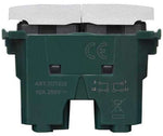 Doppio pulsante grigio 10A 250V compatibile Vimar Plana 6970597462762 TOT622 A EL1766