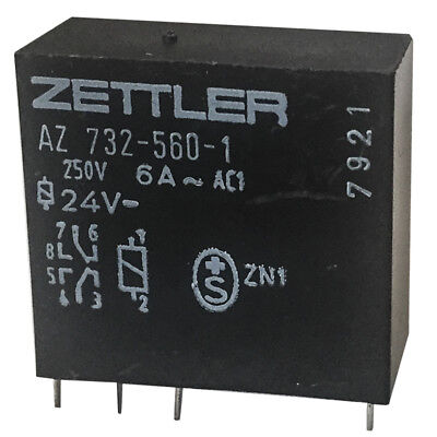 Relè elettrico Zettler AZ732-560-1 a 24V