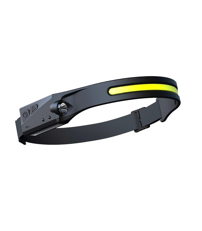 Torcia led ricaricabile da fronte 3W/1W 6000k luce fredda 300/100lm con sensore di movimento 6977231353608 5000540 EL187