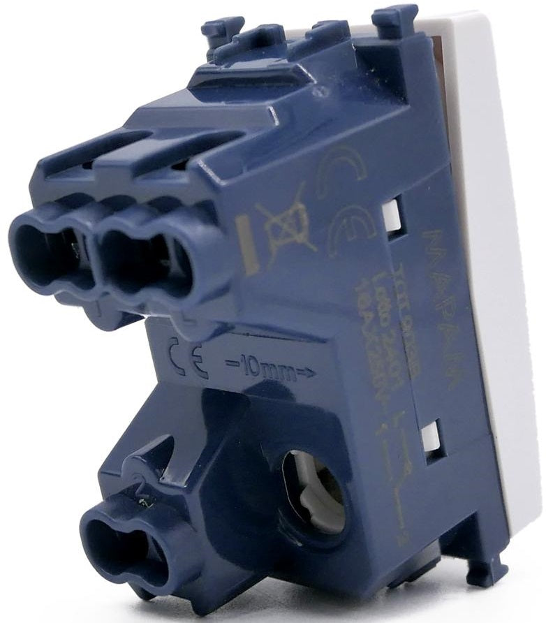 Deviatore unipolare bianco compatibile Vimar Arké 0793541339950 TOT903B EL195
