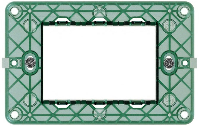 Supporto 3M compatibile Vimar Plana verde scuro trasparente