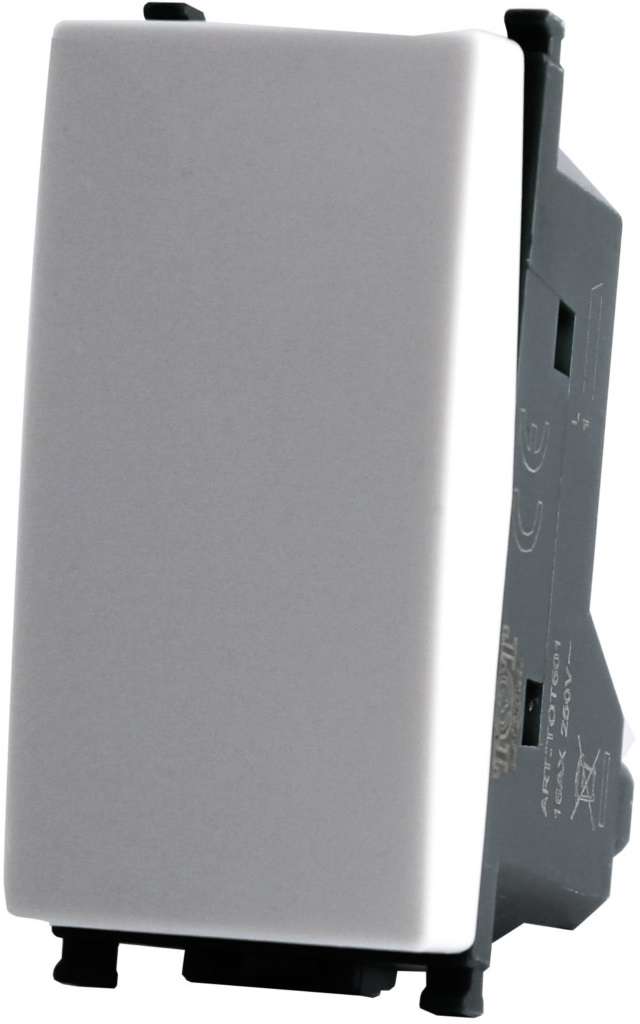 Invertitore 16A 250V Bianco compatibile Vimar Plana