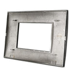Placca 3 posti nero compatibile Living International 6970597468566 1003-2 3P BTicino Living International EL2097