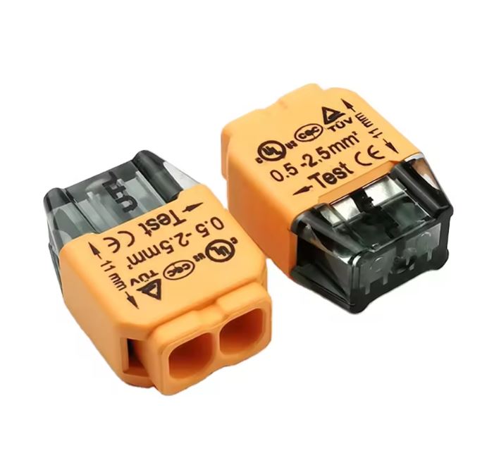 Morsettiera in plastica 2 poli 24A 300V 0,5-2,5mm 6972538043603 7200060 EL213